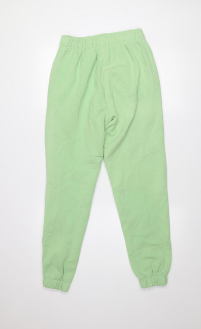 Womens UK Size XS New Balance Regular Fit Jogger Green Trousers