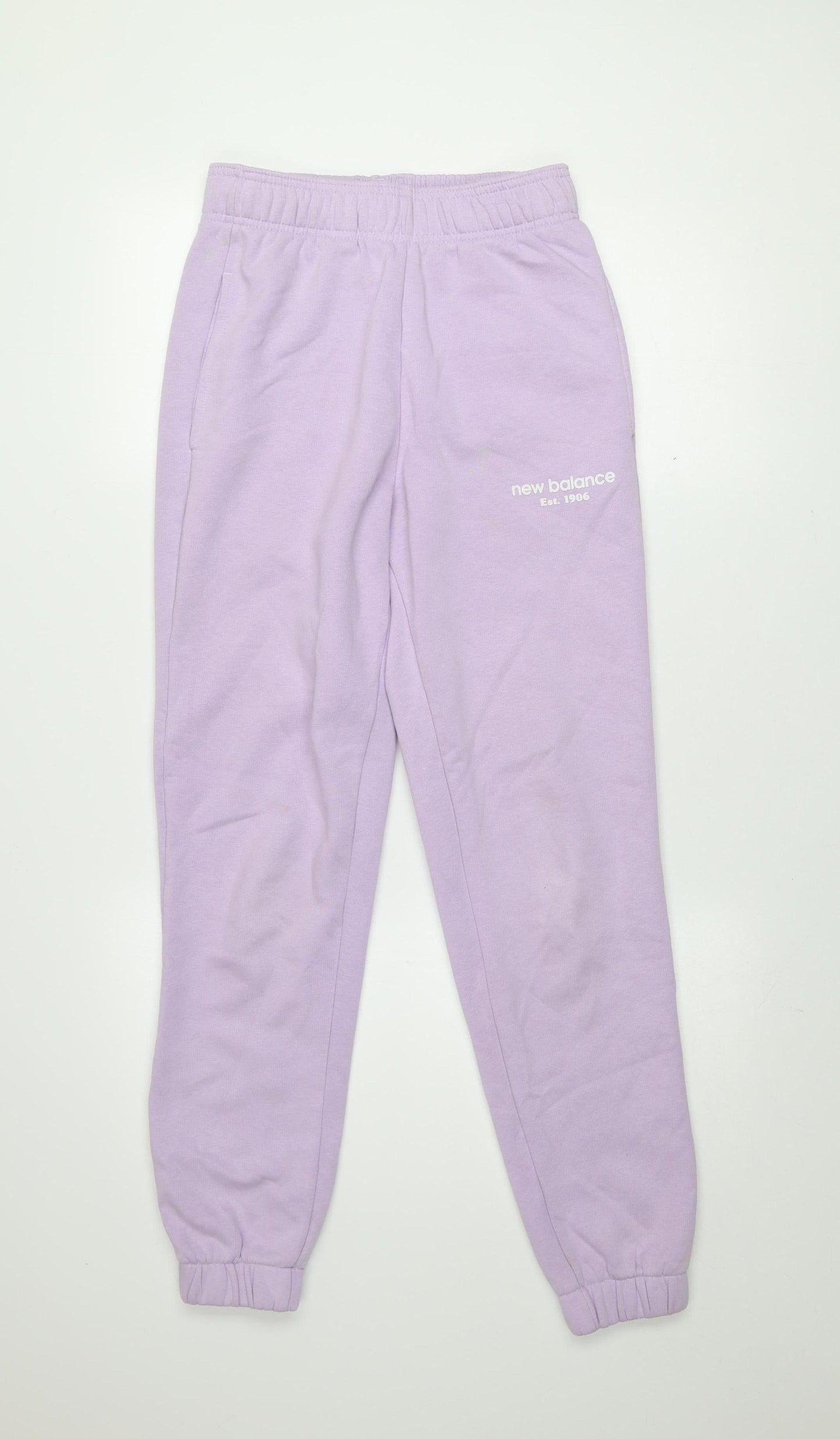 Womens UK Size XS New Balance Regular Fit Jogger Purple Trousers
