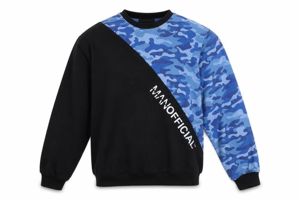 Mens UK Size M boohooMAN Multicoloured Pullover Sweatshirt