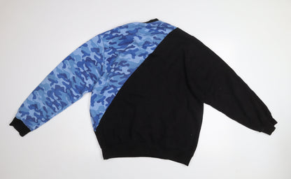 Mens UK Size M boohooMAN Multicoloured Pullover Sweatshirt