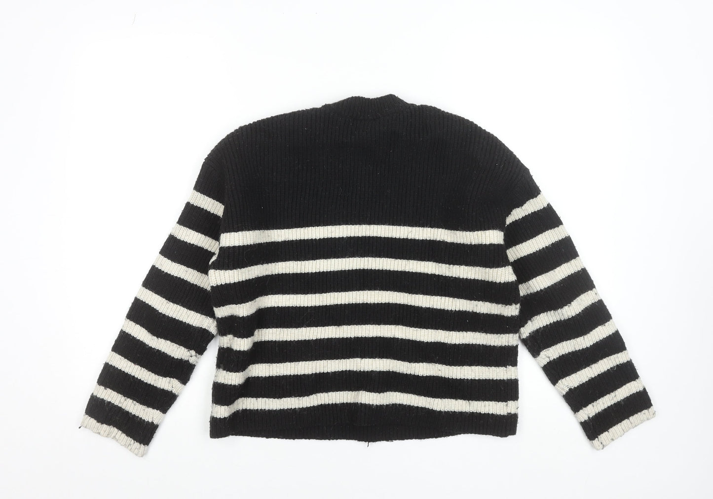 Womens UK Size M Monki Black Pullover Jumper