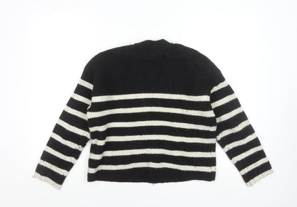 Womens UK Size M Monki Black Pullover Jumper