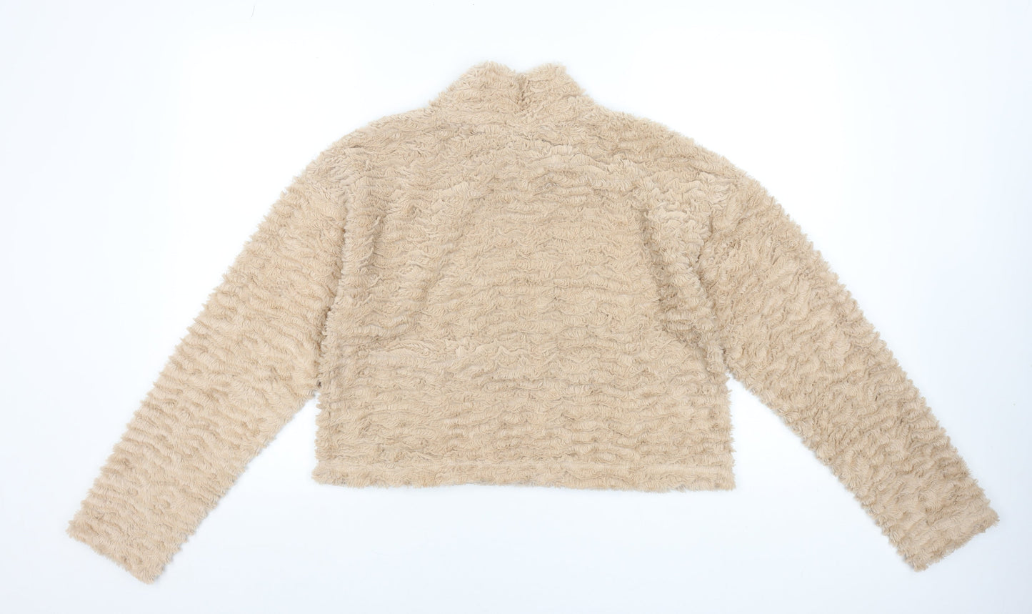 Womens UK Size M Noisy may Beige Pullover Sweatshirt