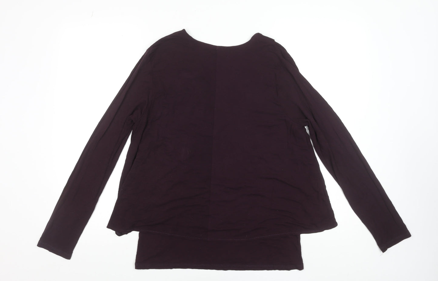 Womens UK Size 12 Phase Eight Purple Basic Blouse