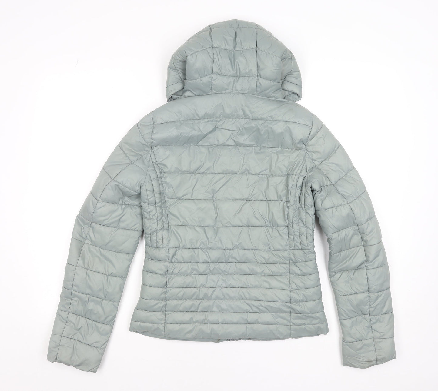 Primark Women’s Grey 2XS Puffer Hooded Jacket