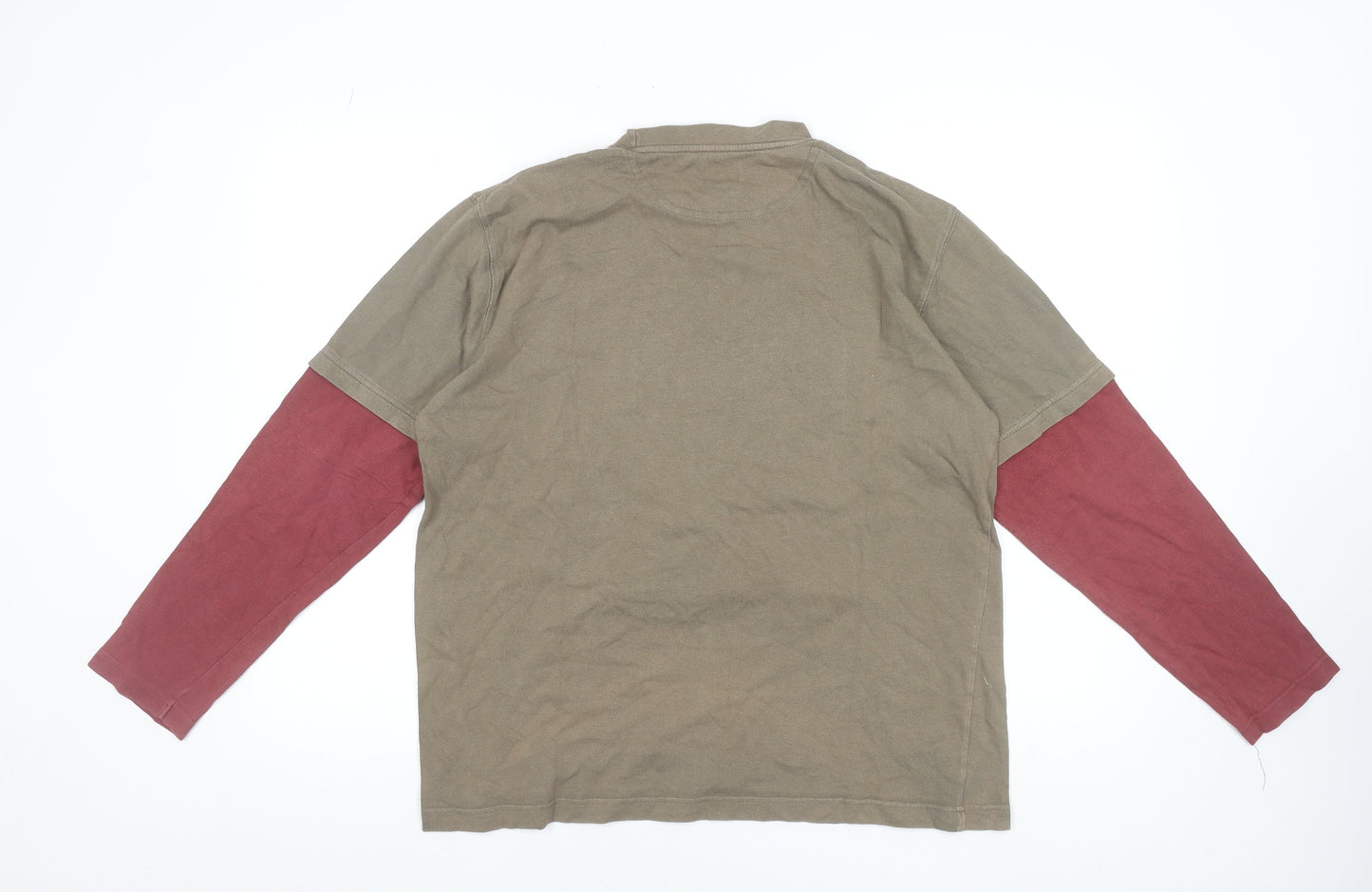 Rocha.John Rocha Boys Brown Long Sleeve Layered Look T-Shirt 13-14 Years