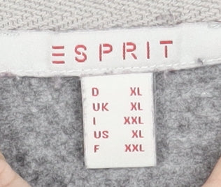 ESPRIT Womens Grey Butterfly Print XL Sweatshirt