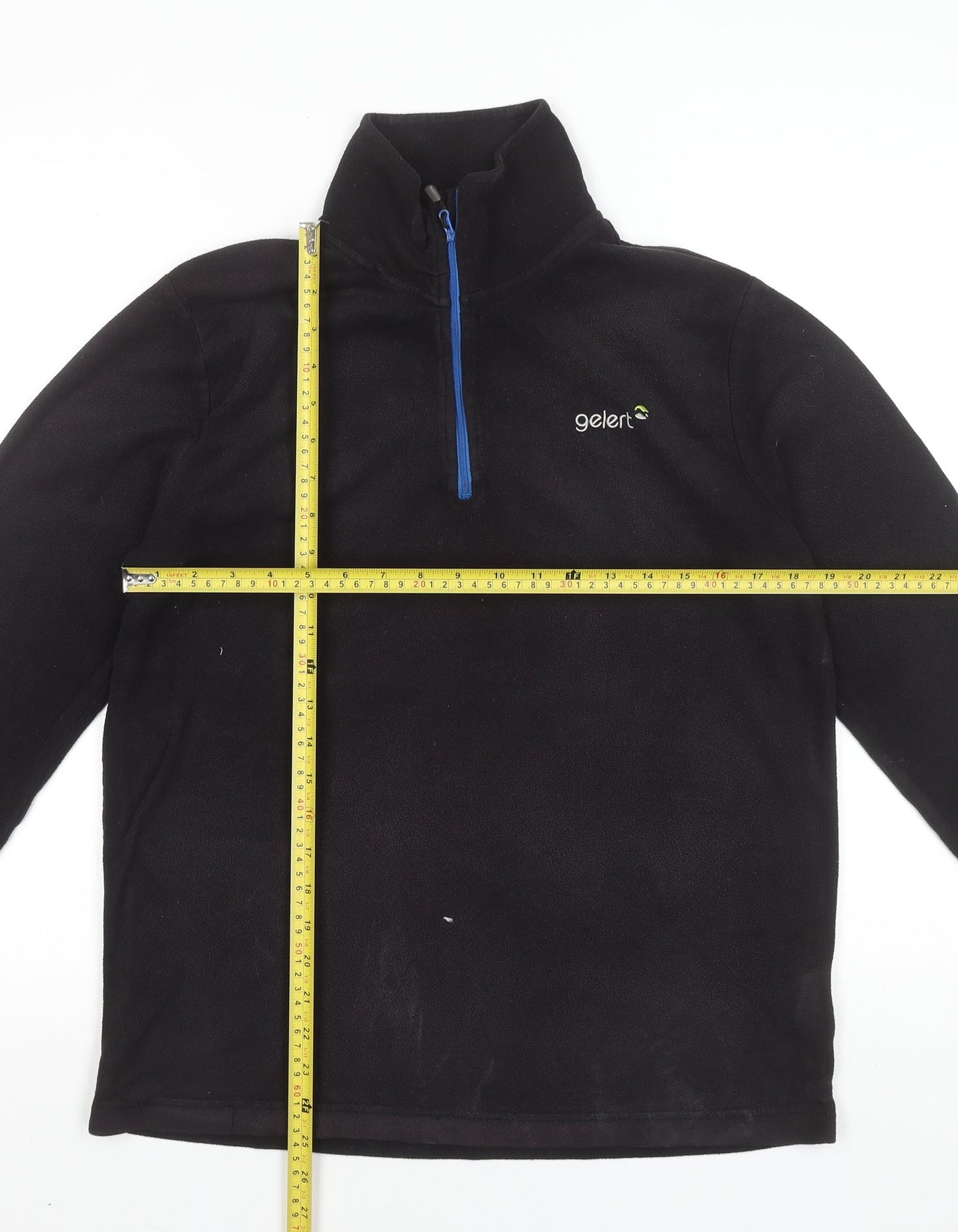 Mens UK Size L Gelert Black Henley Sweatshirt