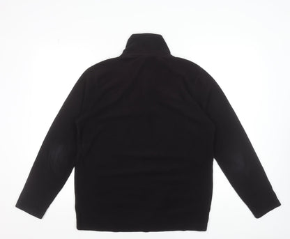 Mens UK Size L Gelert Black Henley Sweatshirt