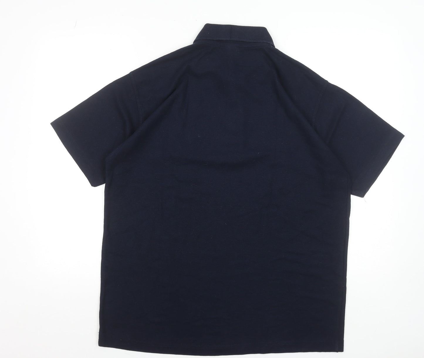 Uneek Men's Blue L Lifeboats Ilfracombe Embroidered Polo Shirt