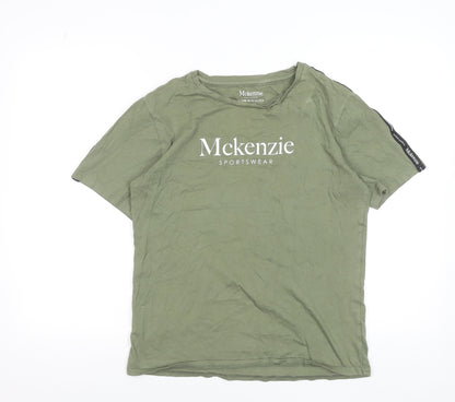 McKenzie Boys Green Sportswear T-Shirt 13-15 Years Cotton Short Sleeve