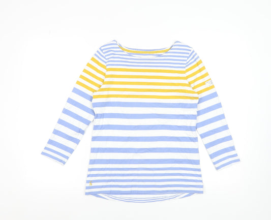 Womens UK Size 8 Joules Multicoloured Basic T-Shirt