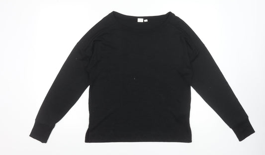 GAP Women’s Black Crew Neck Long Sleeve Pullover Jumper Size S