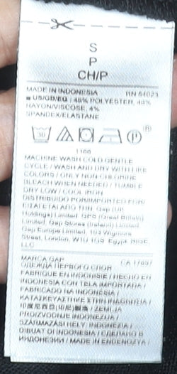 GAP Women’s Black Crew Neck Long Sleeve Pullover Jumper Size S