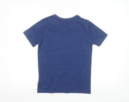 Levi's Boys Blue Logo Graphic Short Sleeve Cotton T-Shirt 12 Years