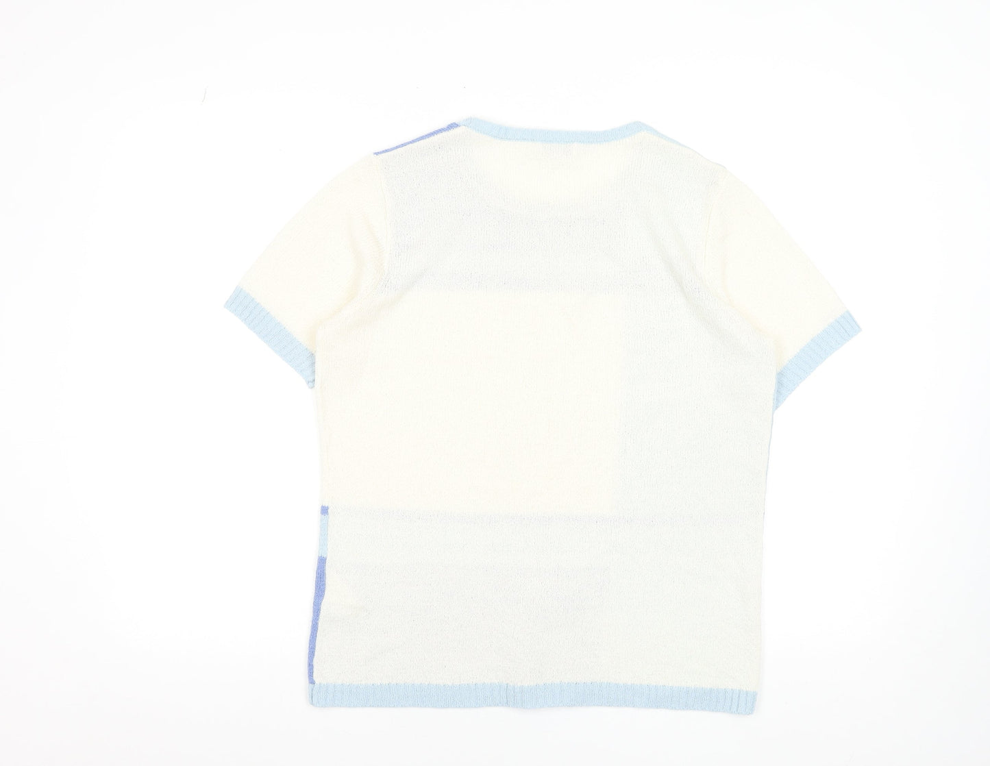 Womens UK Size L Damart Blue Basic T-Shirt