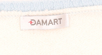 Womens UK Size L Damart Blue Basic T-Shirt