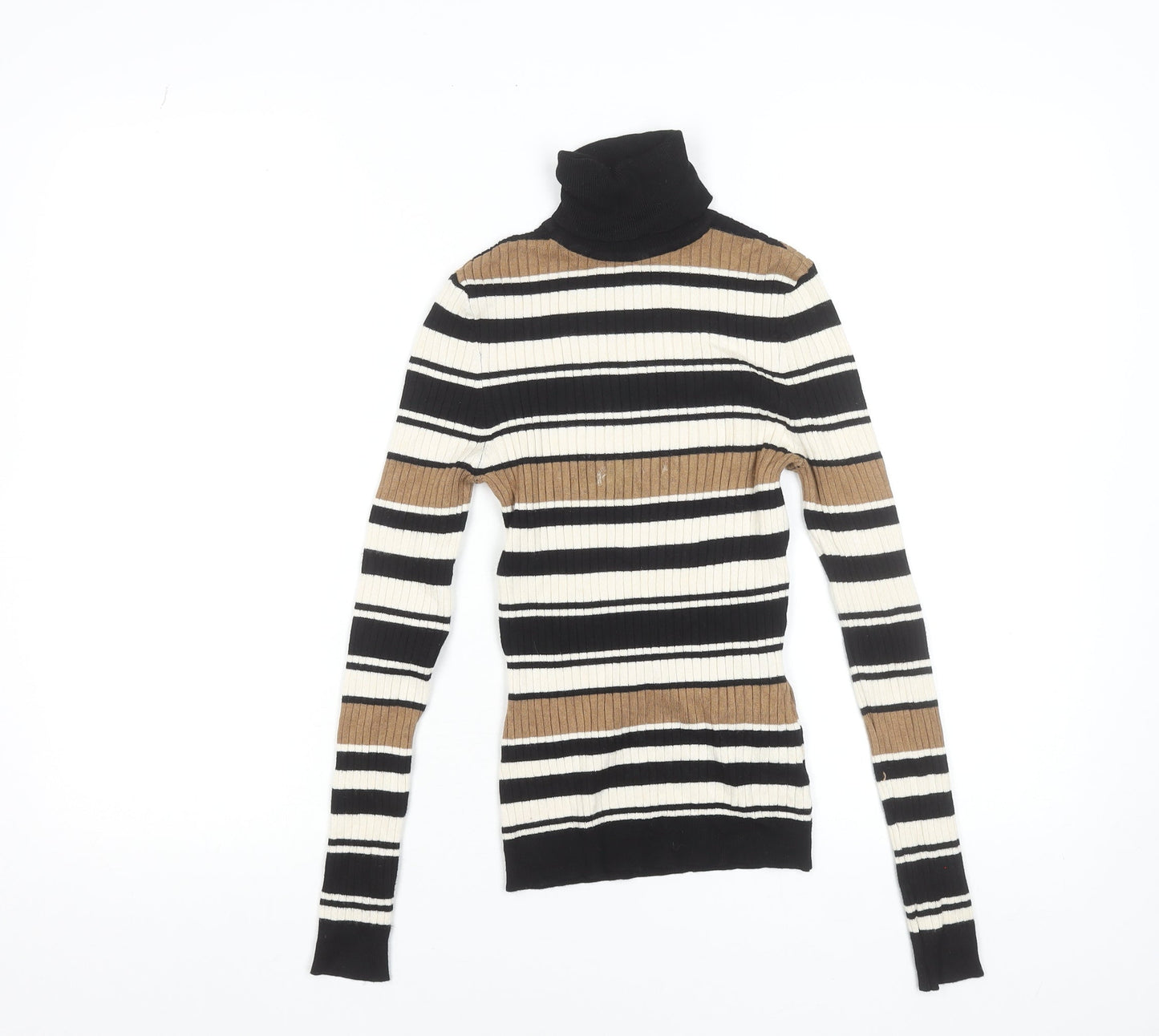 Womens UK Size XS Only Black Pullover Jumper