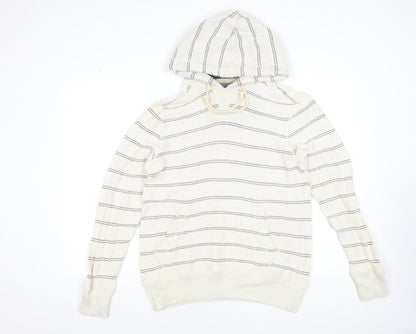 Mens UK Size S FatFace Beige Pullover Hoodie