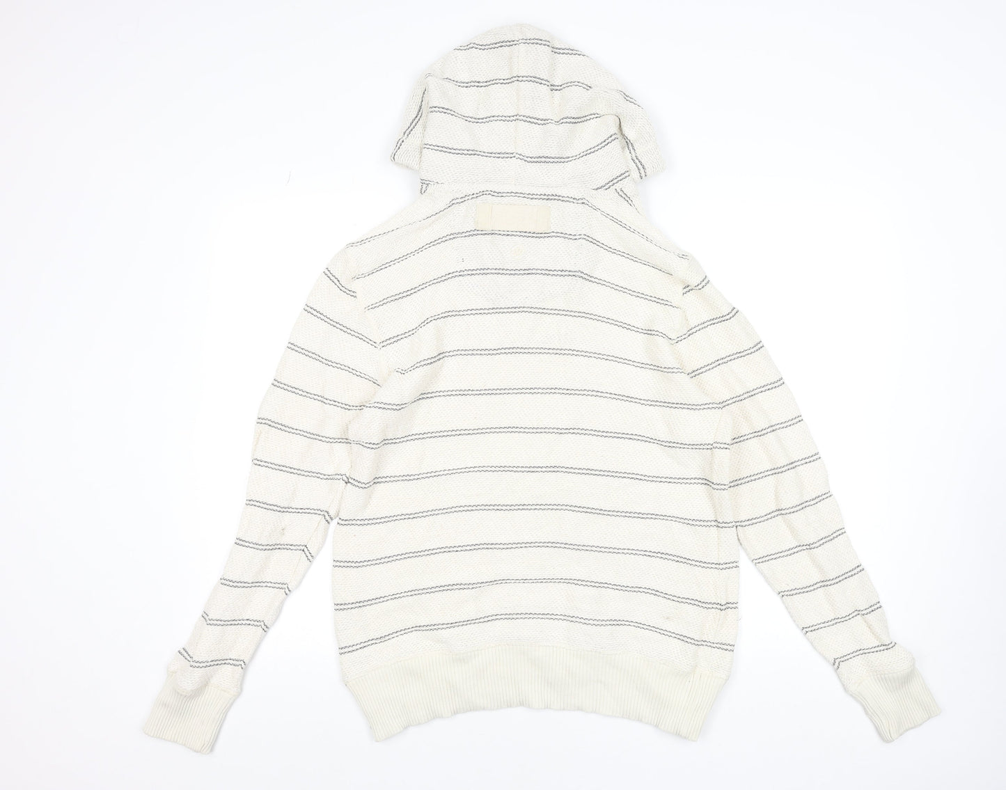 Mens UK Size S FatFace Beige Pullover Hoodie