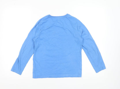 PlayStation Boys Blue Long Sleeve Graphic Logo T-Shirt 9-10 Years