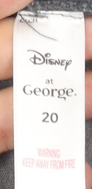 Womens UK Size 20 Disney at George Grey Basic T-Shirt