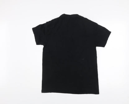 Prince Purple Rain Black Cotton Graphic T-Shirt Men S