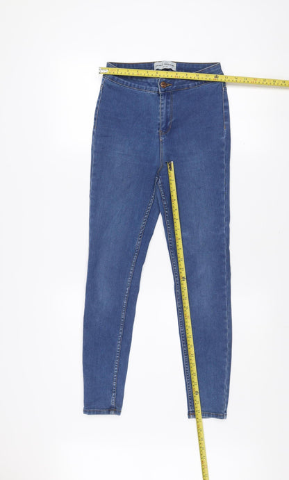 New Look Women Blue High Waist Super Skinny Jeans Size 8