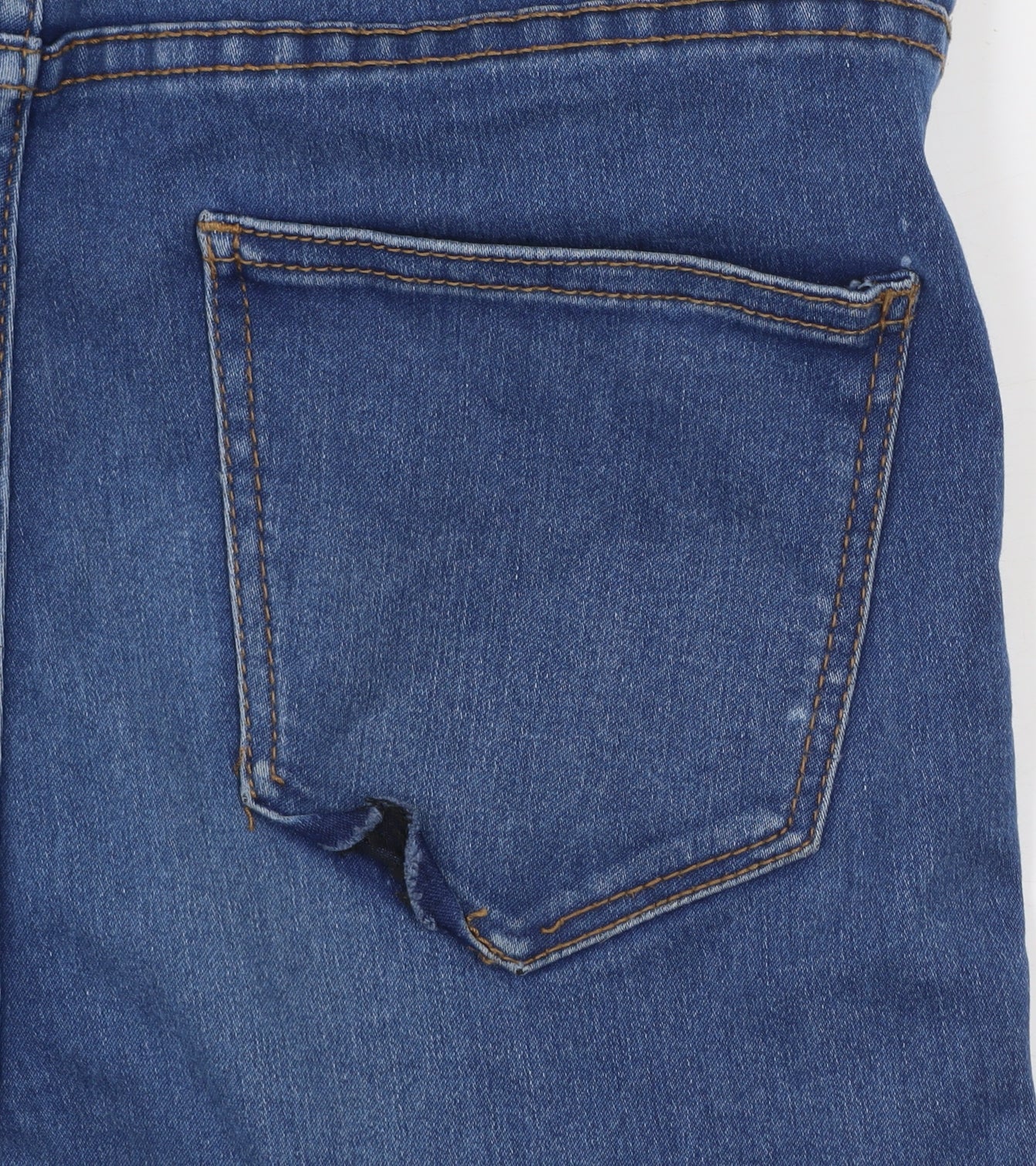 New Look Women Blue High Waist Super Skinny Jeans Size 8