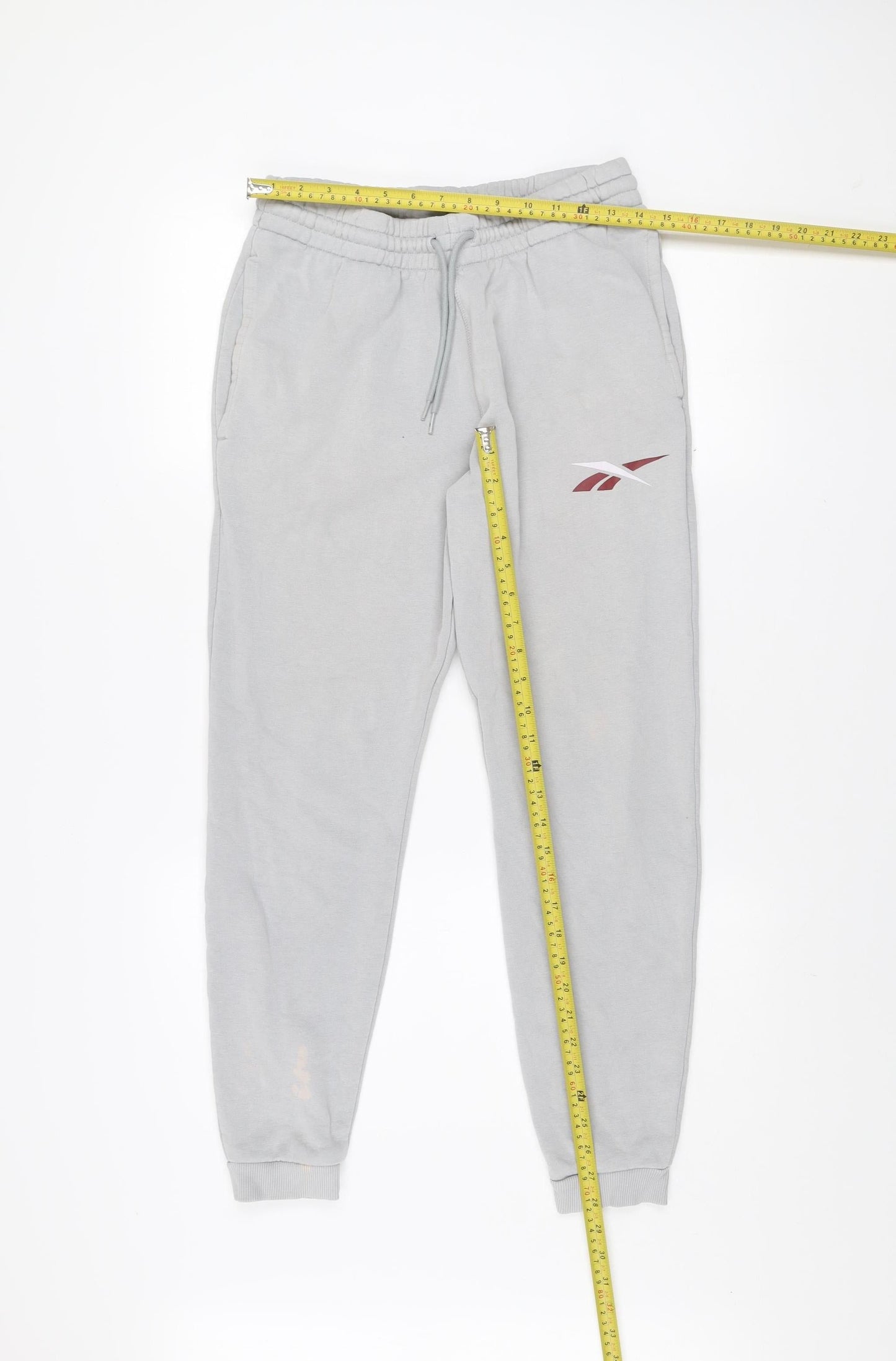 Reebok Women’s Grey Jogger Sweatpants M Regular Fit Cotton Blend