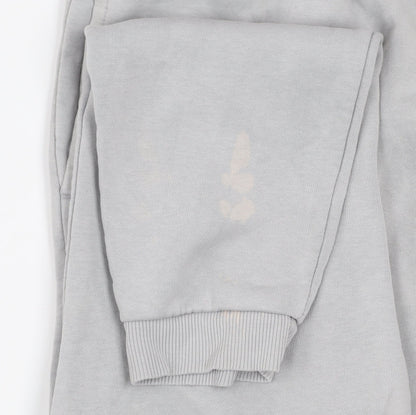 Reebok Women’s Grey Jogger Sweatpants M Regular Fit Cotton Blend