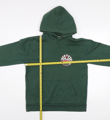 Unisex Adults UK Size M PRETTYLITTLETHING Green Pullover Hoodie