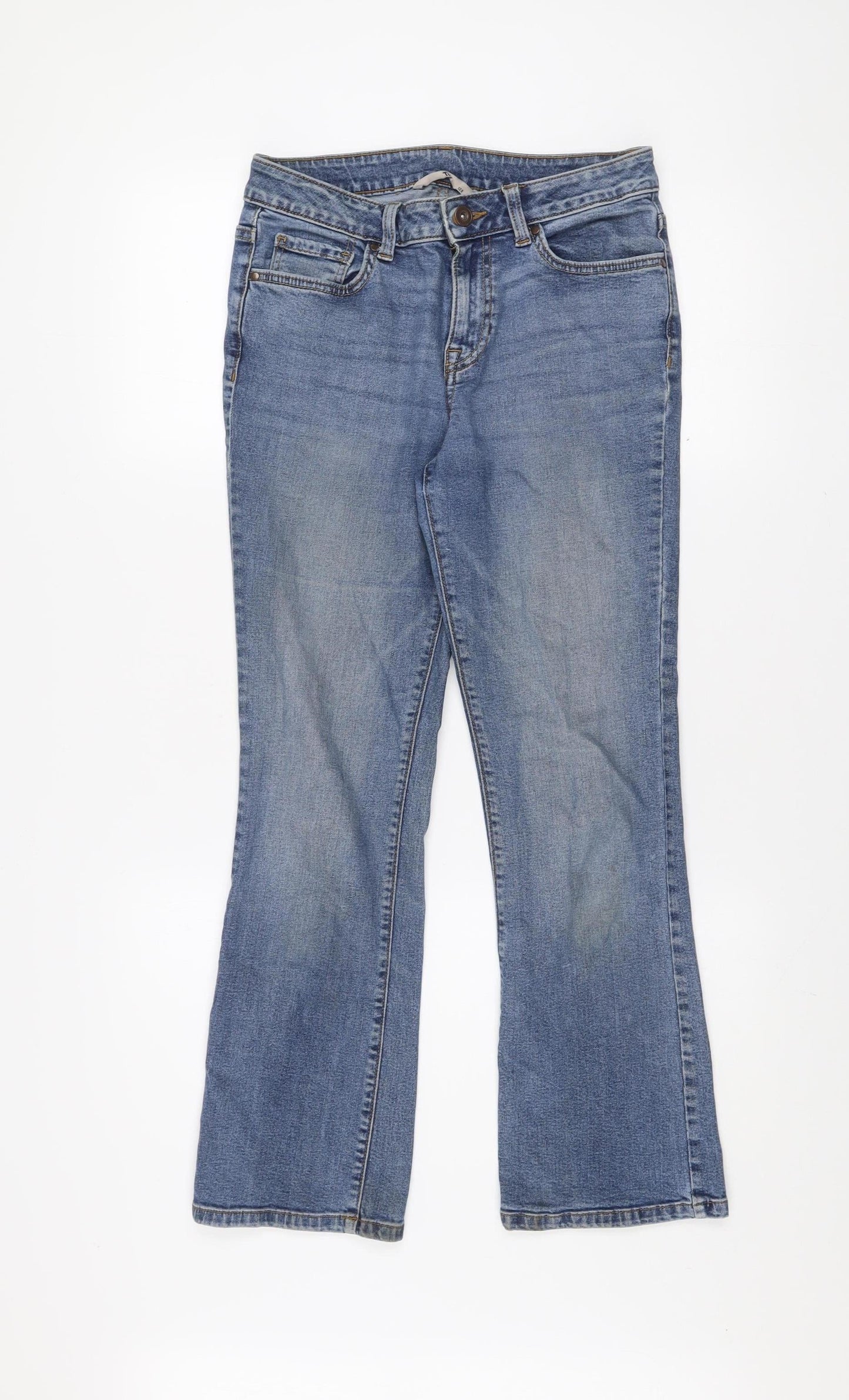 Tu Women’s Blue Bootcut Stretch Denim Jeans Size 12S