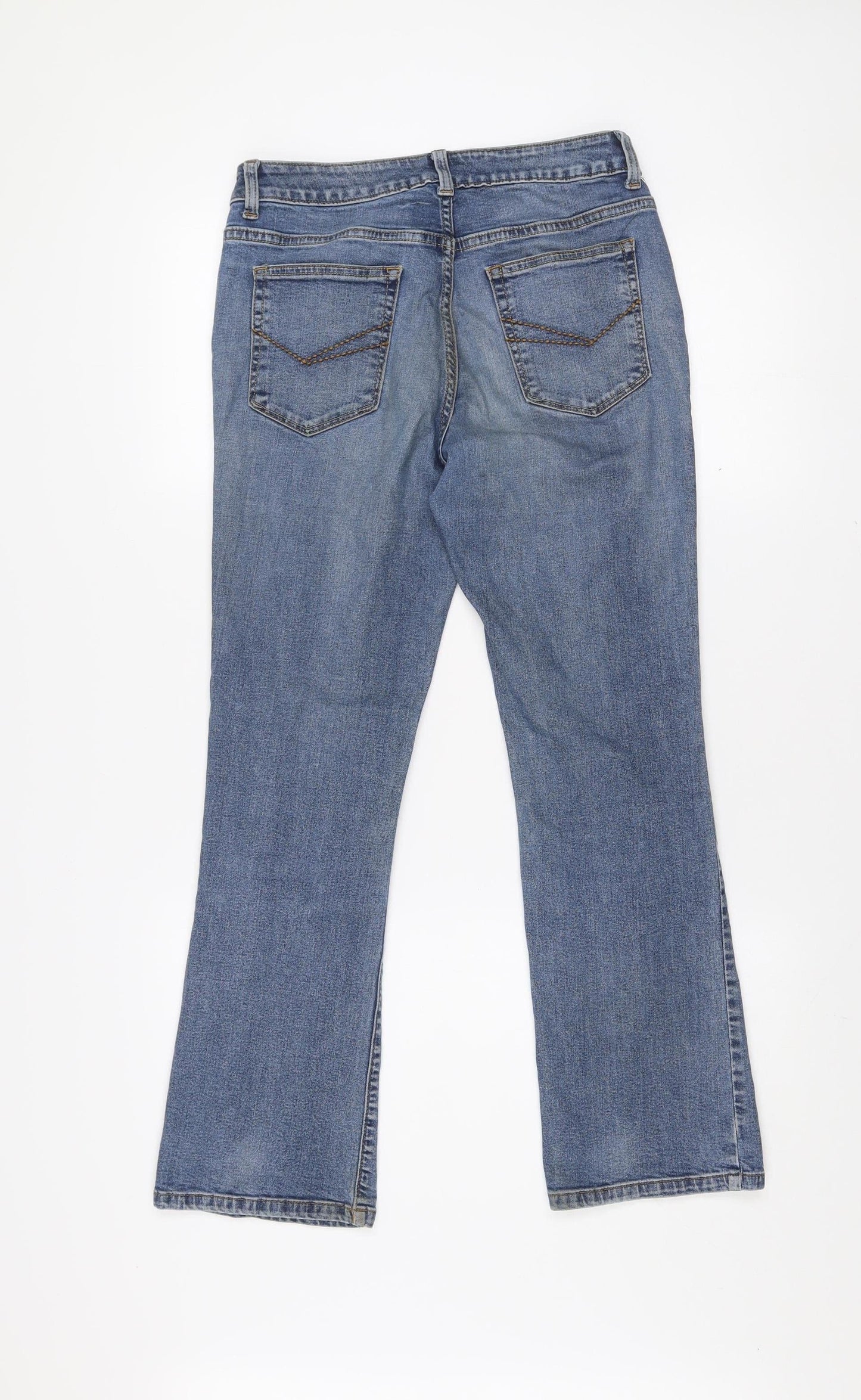 Tu Women’s Blue Bootcut Stretch Denim Jeans Size 12S