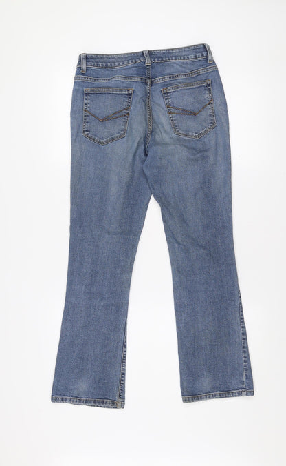 Tu Women’s Blue Bootcut Stretch Denim Jeans Size 12S