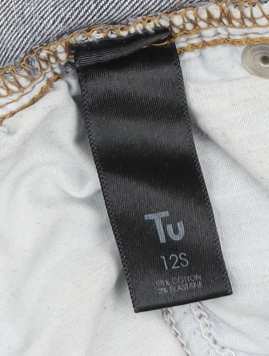 Tu Women’s Blue Bootcut Stretch Denim Jeans Size 12S