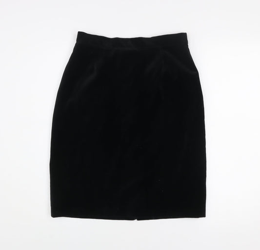 Womens UK Size 12 Début Straight & Pencil Velvet Skirt