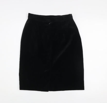 Womens UK Size 12 Début Straight & Pencil Velvet Skirt