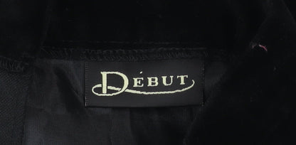Womens UK Size 12 Début Straight & Pencil Velvet Skirt