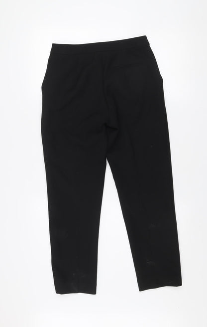 Jaeger Women's Black Slim Fit Stretch Trousers Size 8