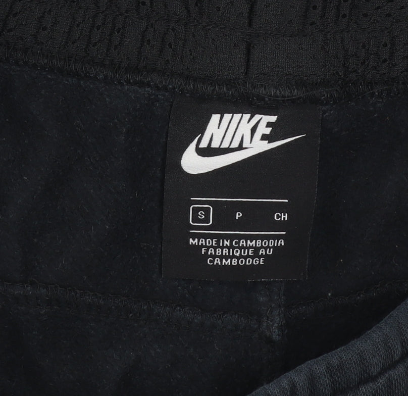 Mens UK Size S Nike Regular Fit Jogger Black Trousers