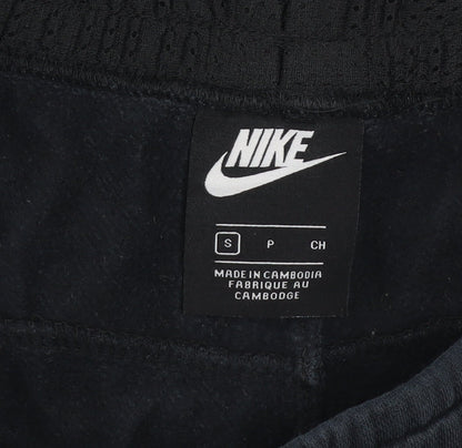 Mens UK Size S Nike Regular Fit Jogger Black Trousers