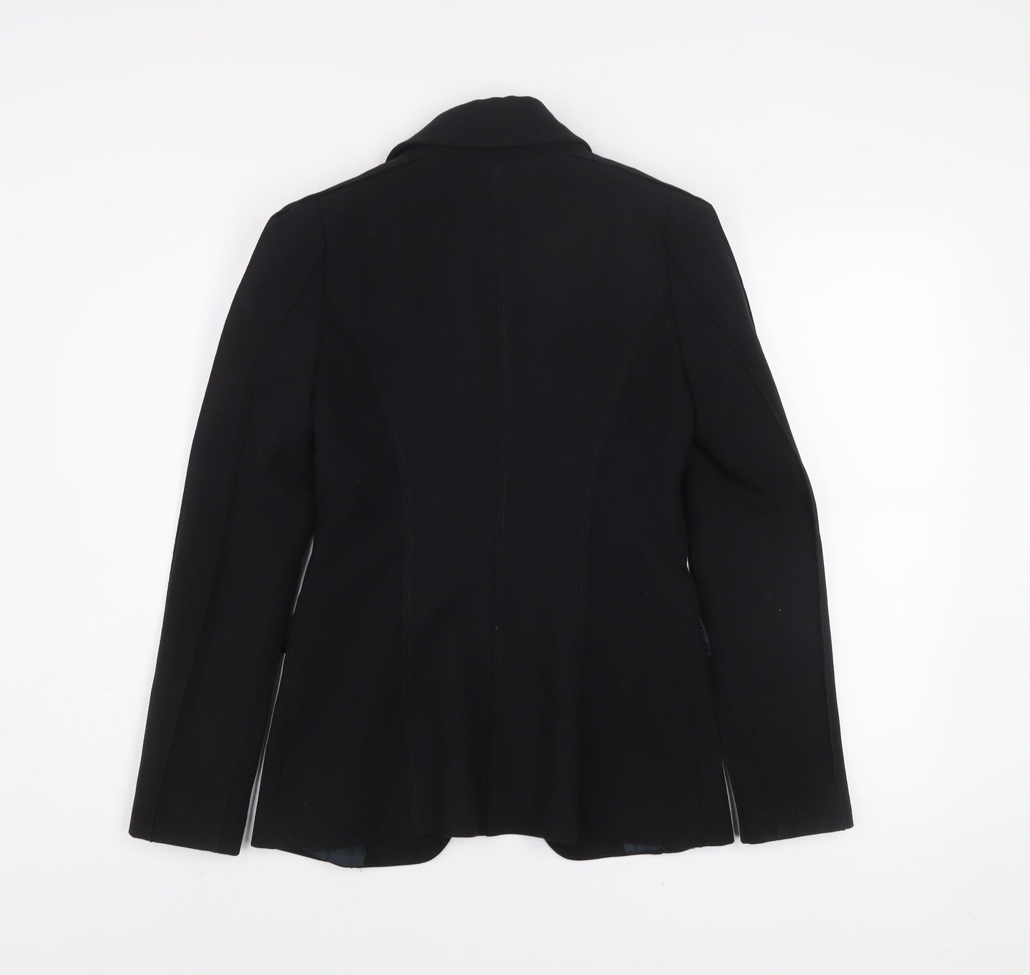 Zara Basic Women's Black Tailored One-Button Blazer Size S