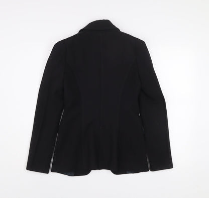 Zara Basic Women's Black Tailored One-Button Blazer Size S