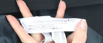 Zara Basic Women's Black Tailored One-Button Blazer Size S