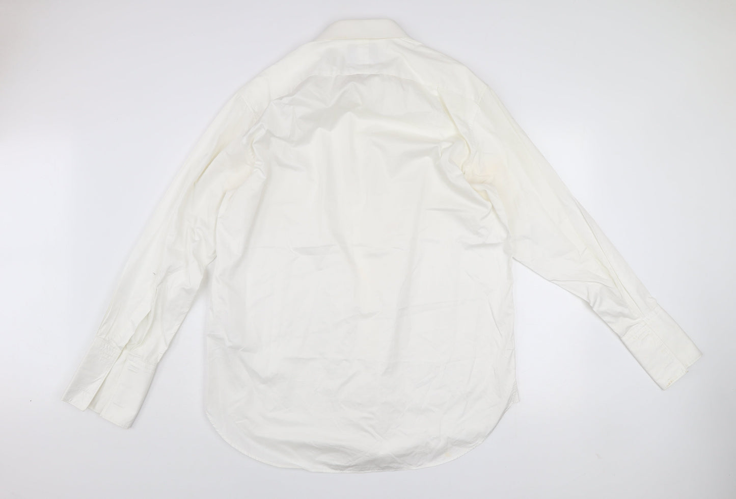 Charles Tyrwhitt Men’s White Classic Fit 17/34 Cotton Dress Shirt