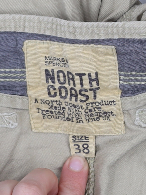 Marks and Spencer North Coast Beige Cargo Shorts Men’s 38 in