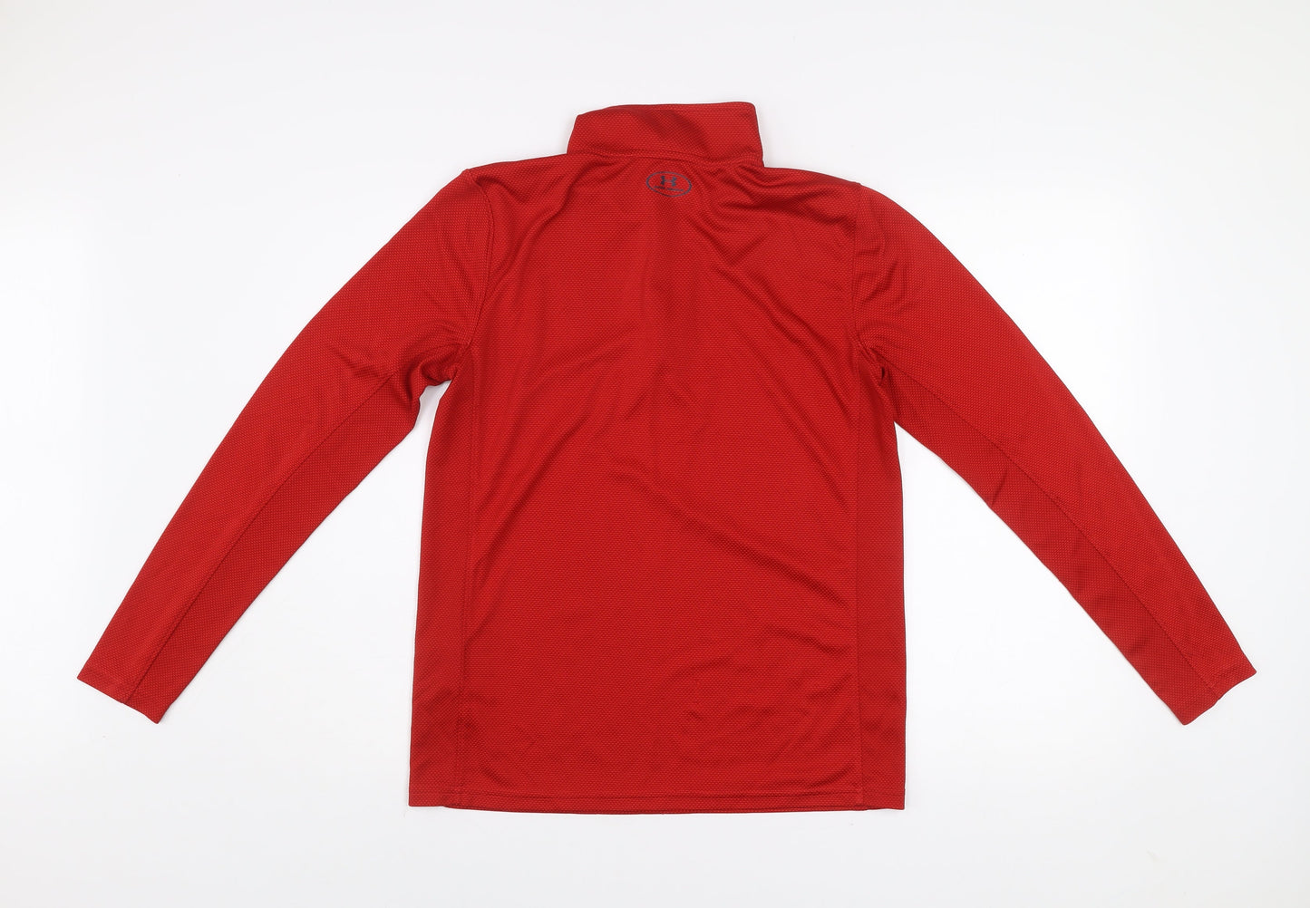 Under Armour Boys Red XL 1/4 Zip HeatGear Pullover Sweatshirt