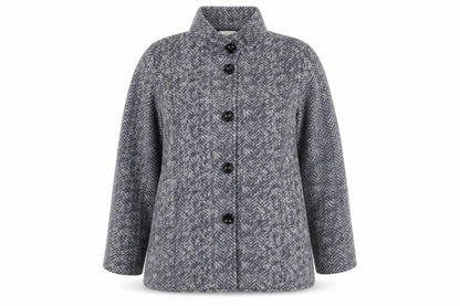 Womens UK Size S Anne De Lançay Grey Overcoat