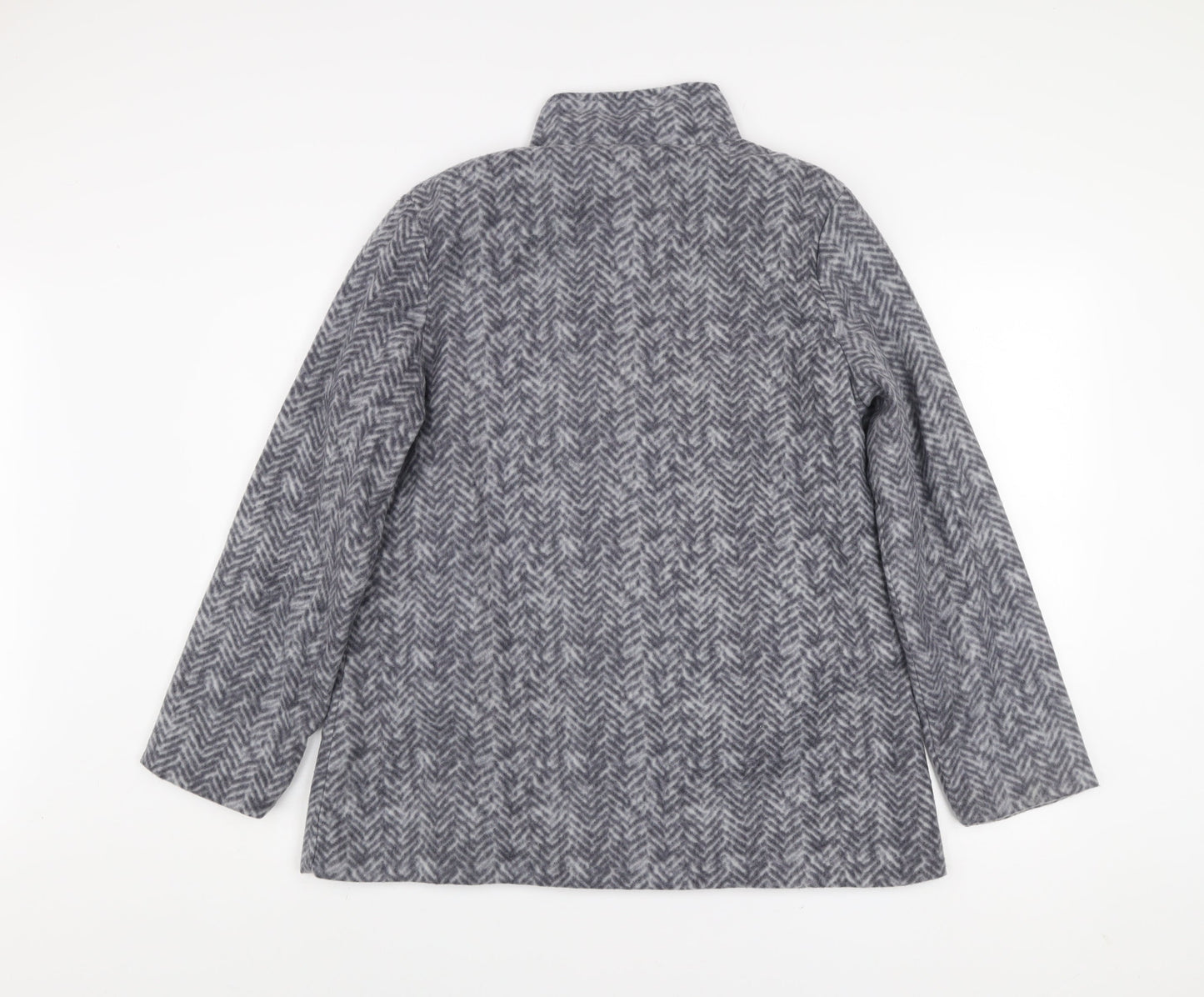 Womens UK Size S Anne De Lançay Grey Overcoat